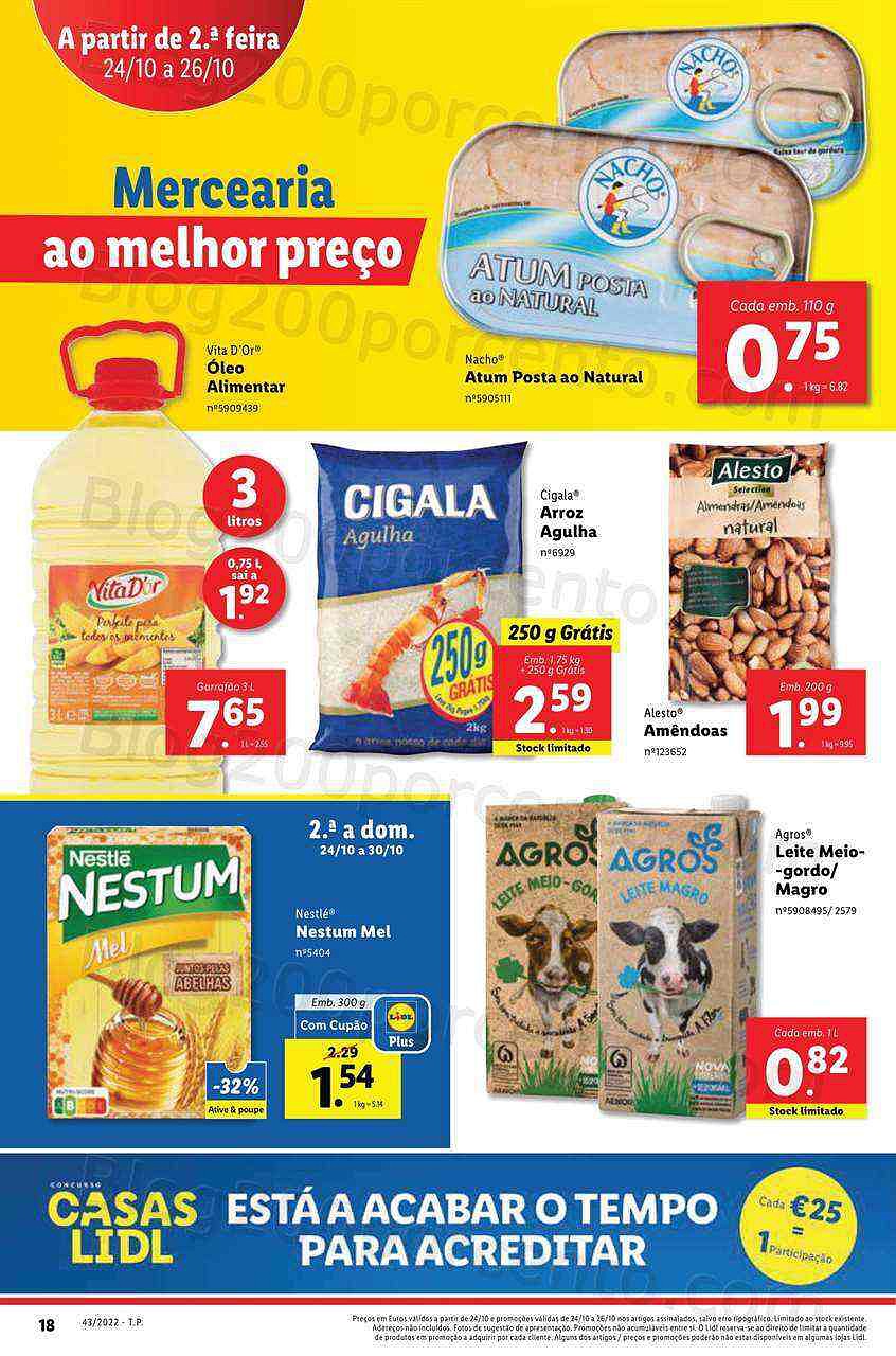 Antevisão Folheto LIDL Promoções de 24 a 30 outubro