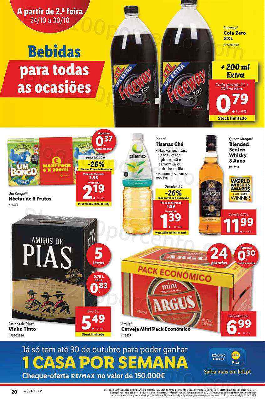 Antevisão Folheto LIDL Promoções de 24 a 30 outubro