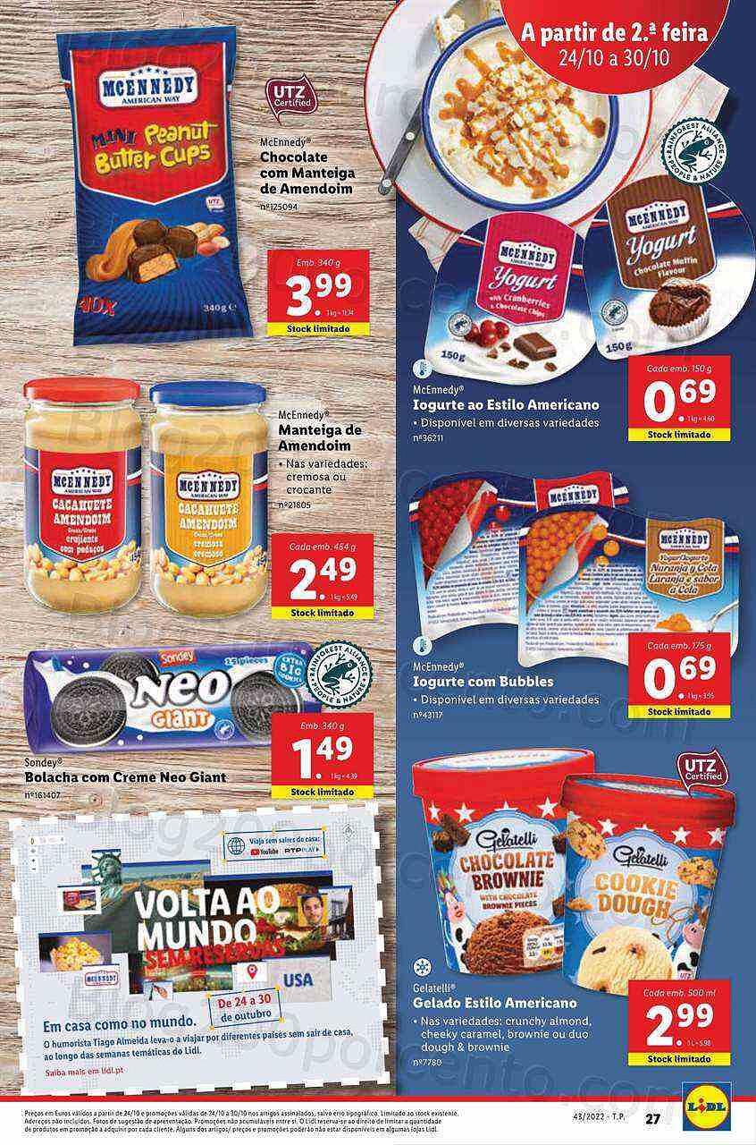 Antevisão Folheto LIDL Promoções de 24 a 30 outubro
