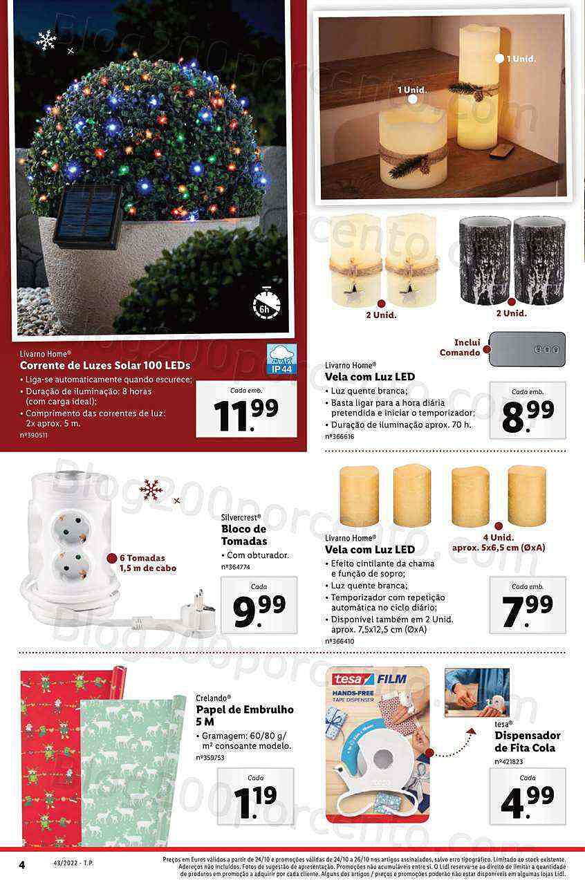 Antevisão Folheto LIDL Promoções de 24 a 30 outubro