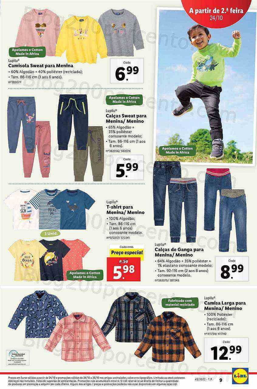 Antevisão Folheto LIDL Promoções de 24 a 30 outubro