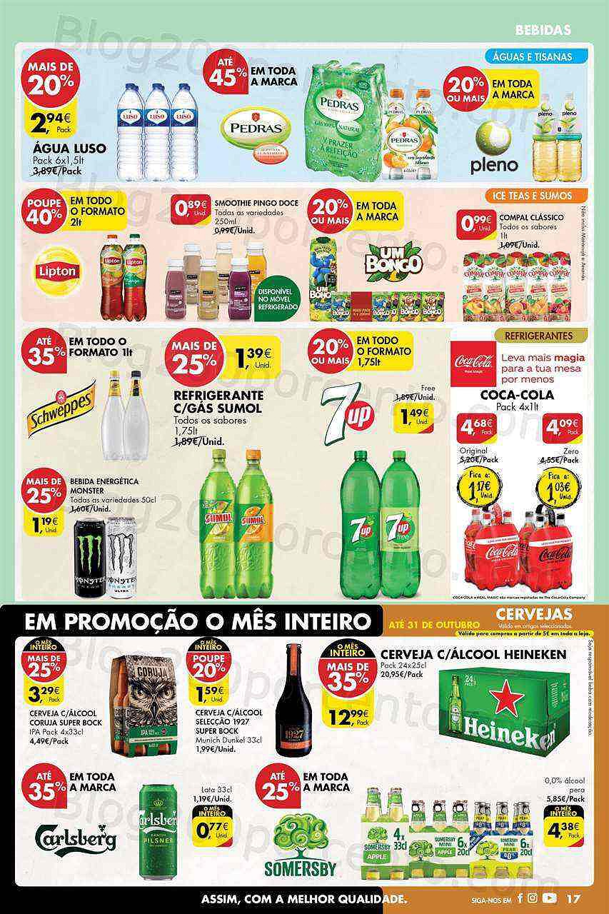Antevisão Folheto PINGO DOCE Lojas Pequenas Promoções de 25 a 31 outubro