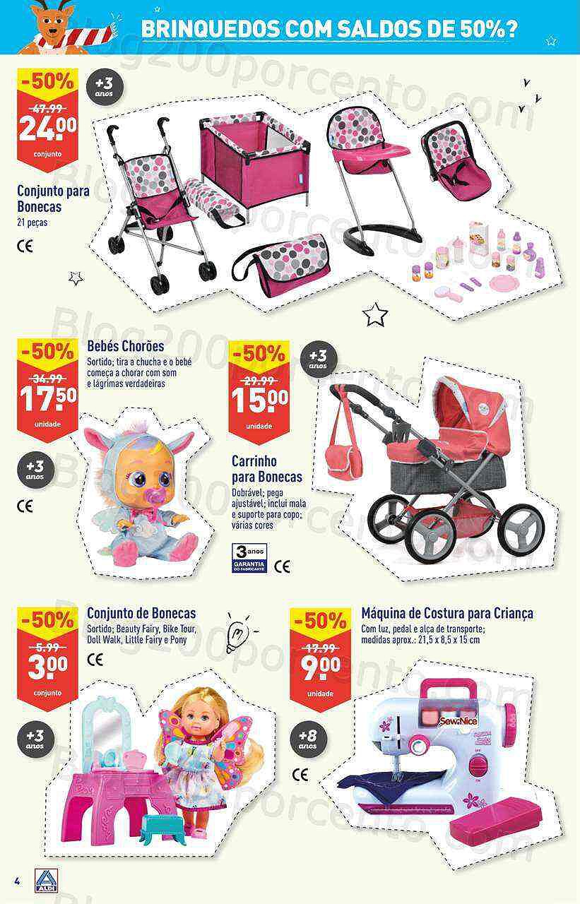 Antevisão Folheto ALDI Extra Especial Saldos em Brinquedos Promoções de 26 outubro a 1 novembro