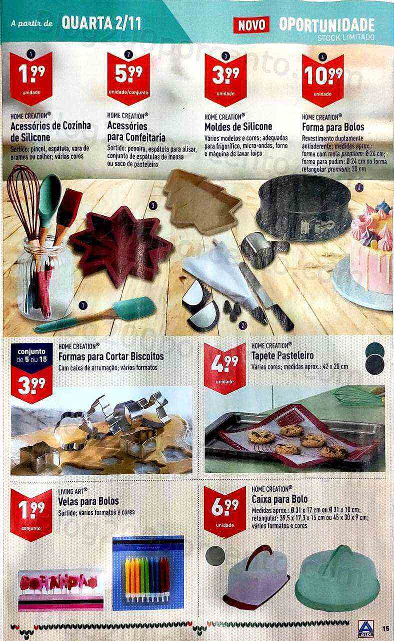 Antevisão Folheto ALDI Promoções de 2 a 8 novembro