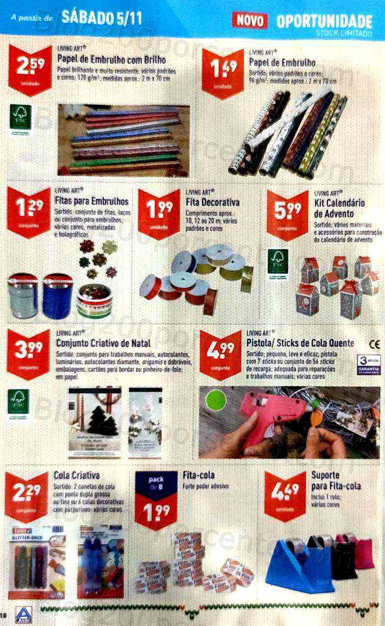 Antevisão Folheto ALDI Promoções de 2 a 8 novembro