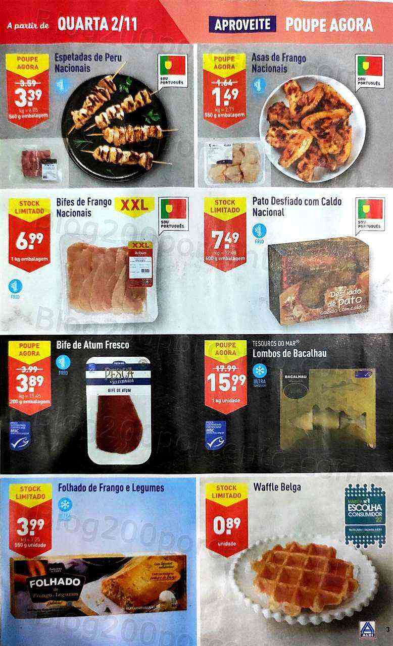 Antevisão Folheto ALDI Promoções de 2 a 8 novembro