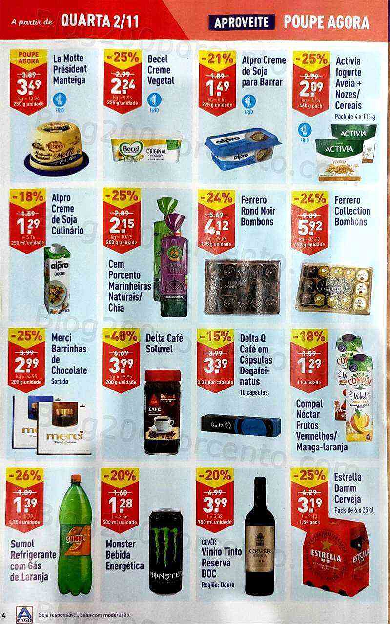 Antevisão Folheto ALDI Promoções de 2 a 8 novembro