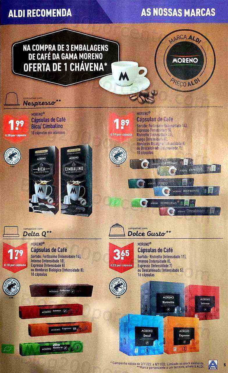 Antevisão Folheto ALDI Promoções de 2 a 8 novembro