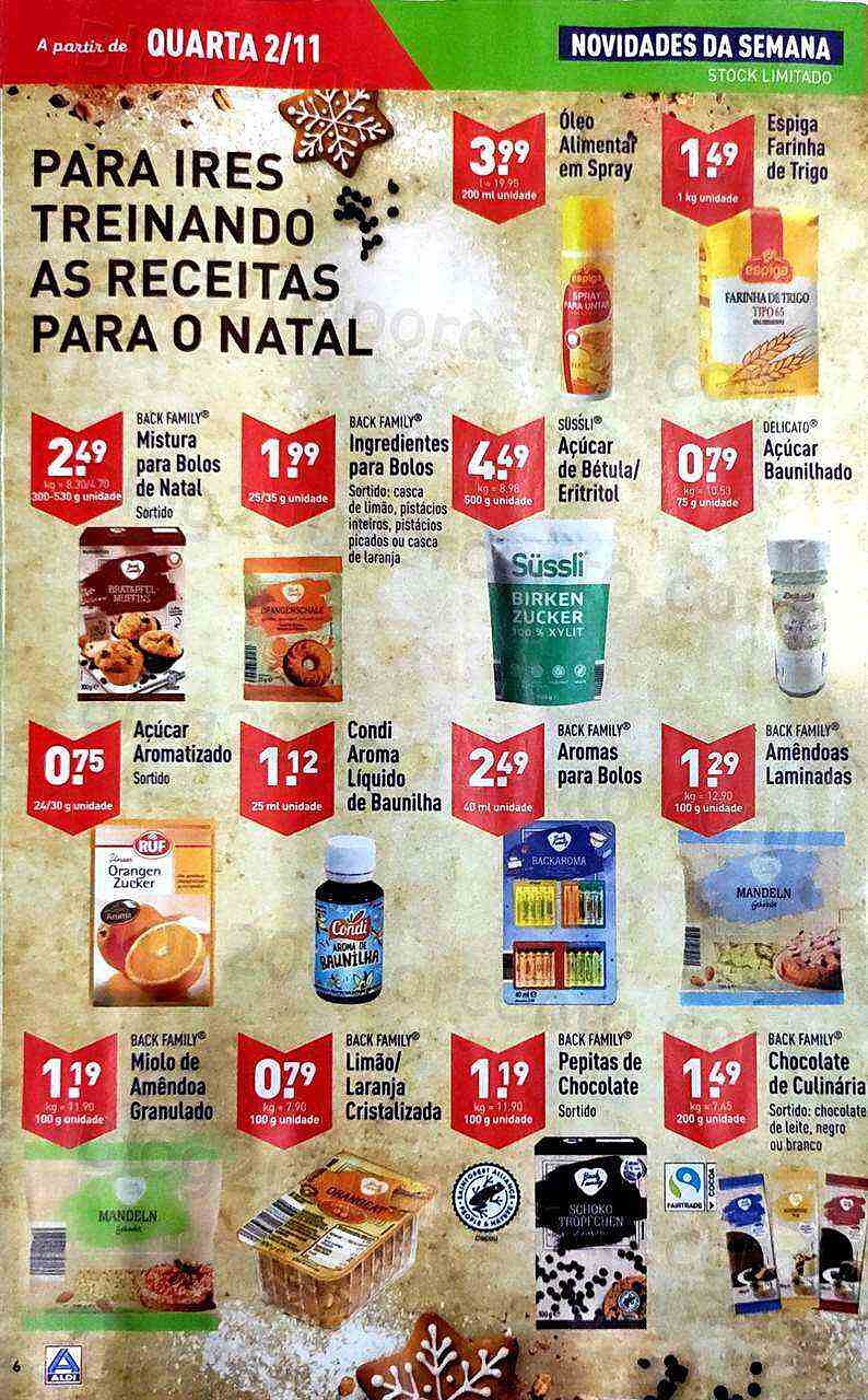 Antevisão Folheto ALDI Promoções de 2 a 8 novembro