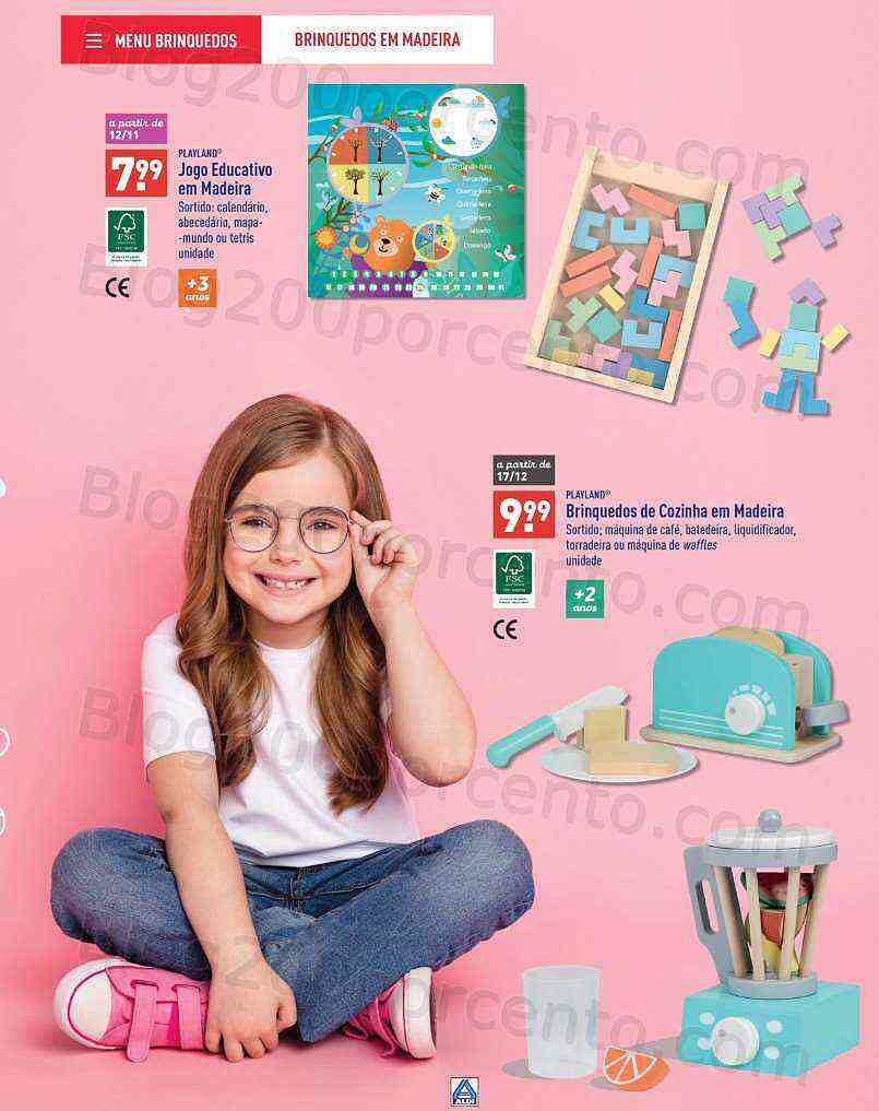 Antevisão Folheto ALDI Brinquedos Natal