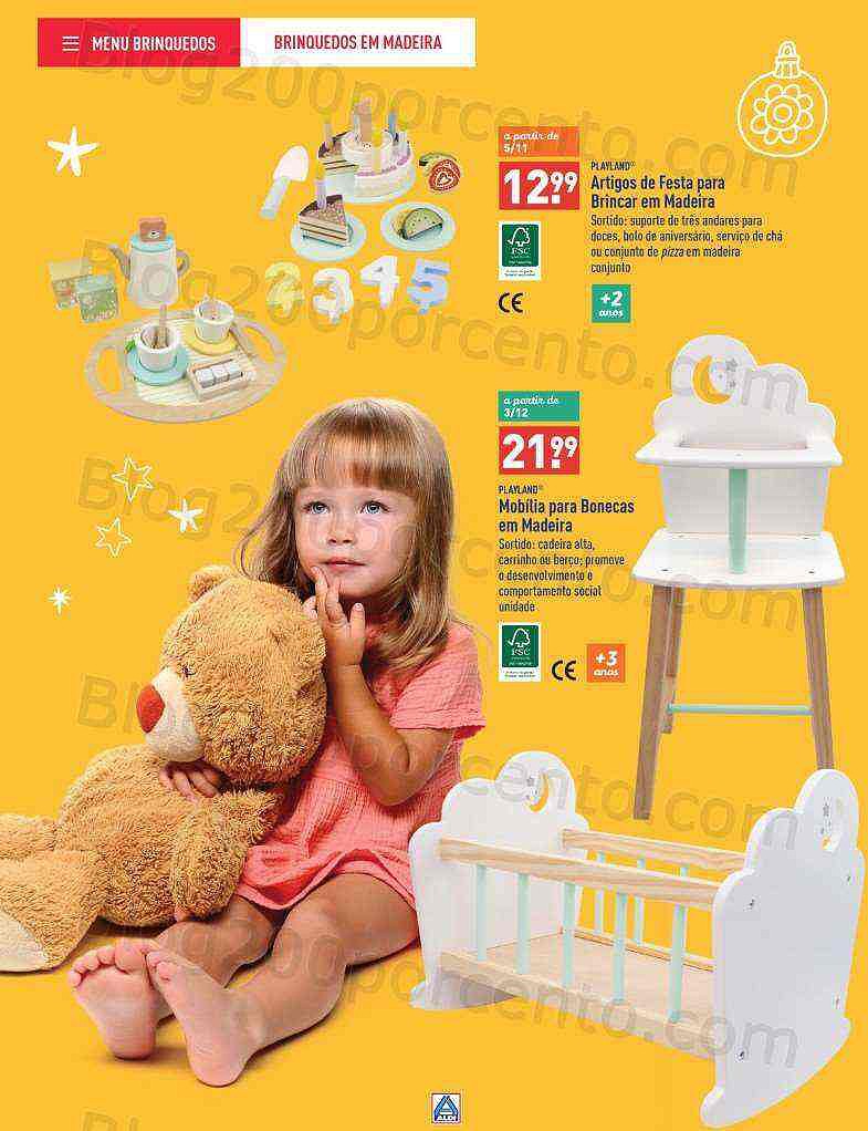 Antevisão Folheto ALDI Brinquedos Natal