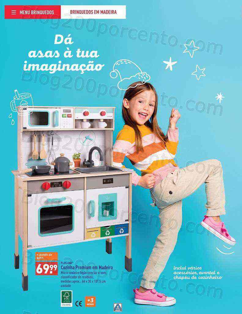 Antevisão Folheto ALDI Brinquedos Natal