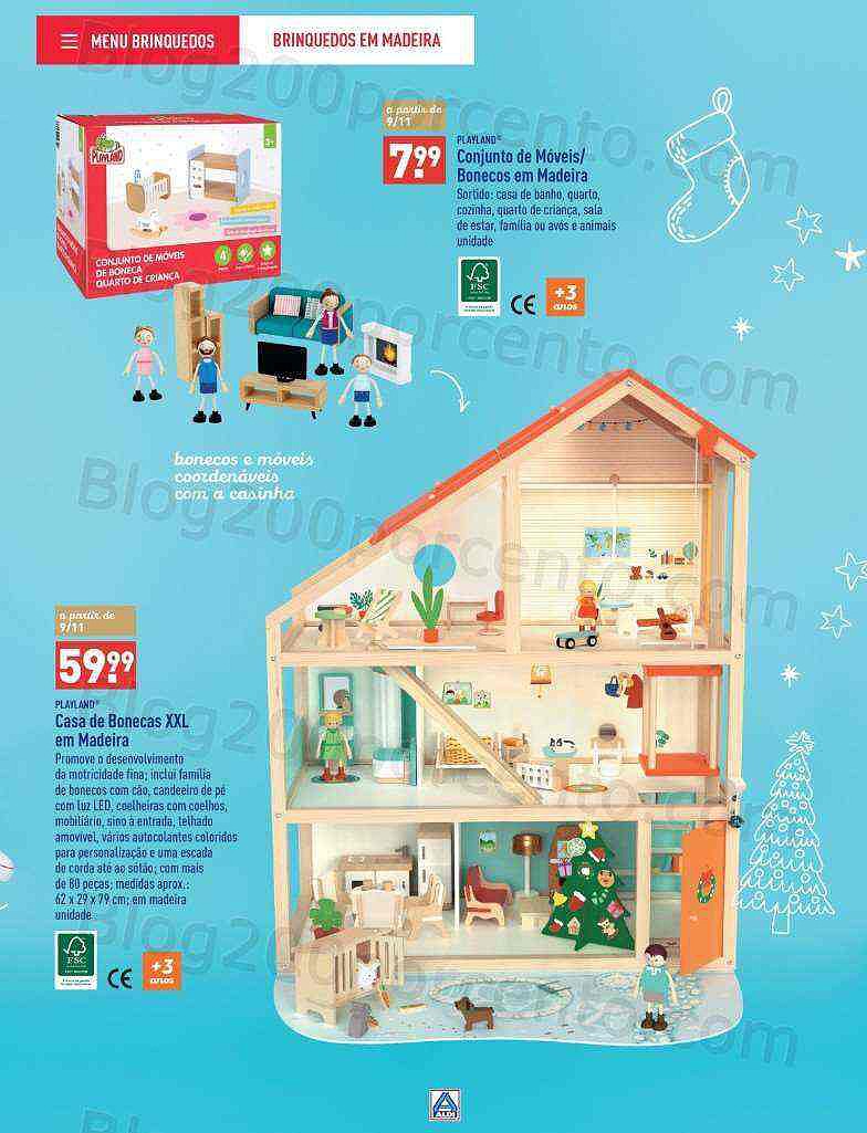 Antevisão Folheto ALDI Brinquedos Natal