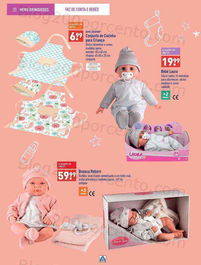 Antevisão Folheto ALDI Brinquedos Natal