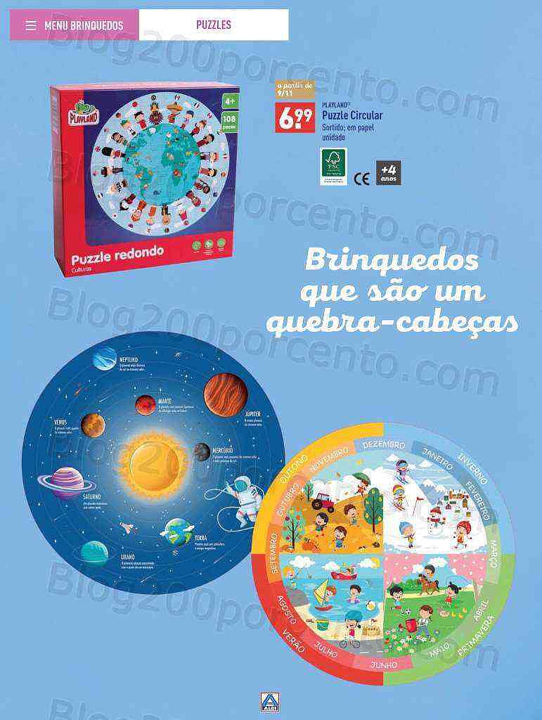 Antevisão Folheto ALDI Brinquedos Natal
