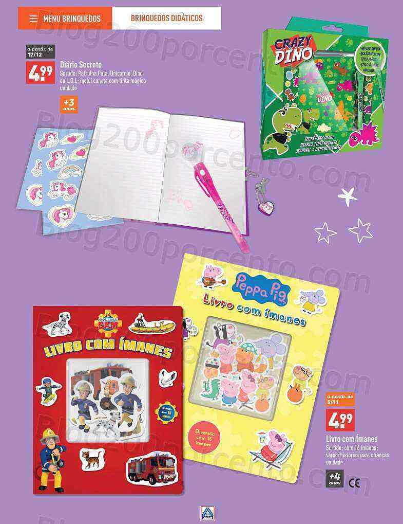 Antevisão Folheto ALDI Brinquedos Natal