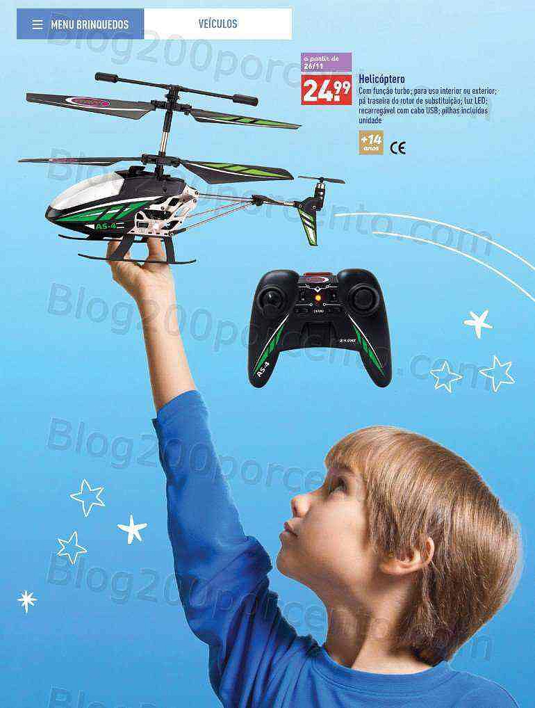 Antevisão Folheto ALDI Brinquedos Natal