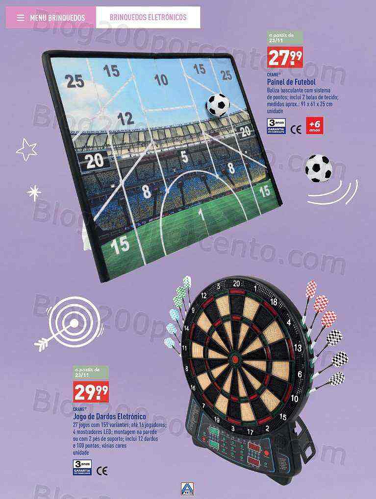 Antevisão Folheto ALDI Brinquedos Natal