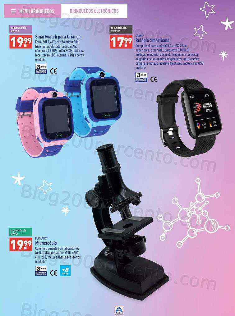 Antevisão Folheto ALDI Brinquedos Natal