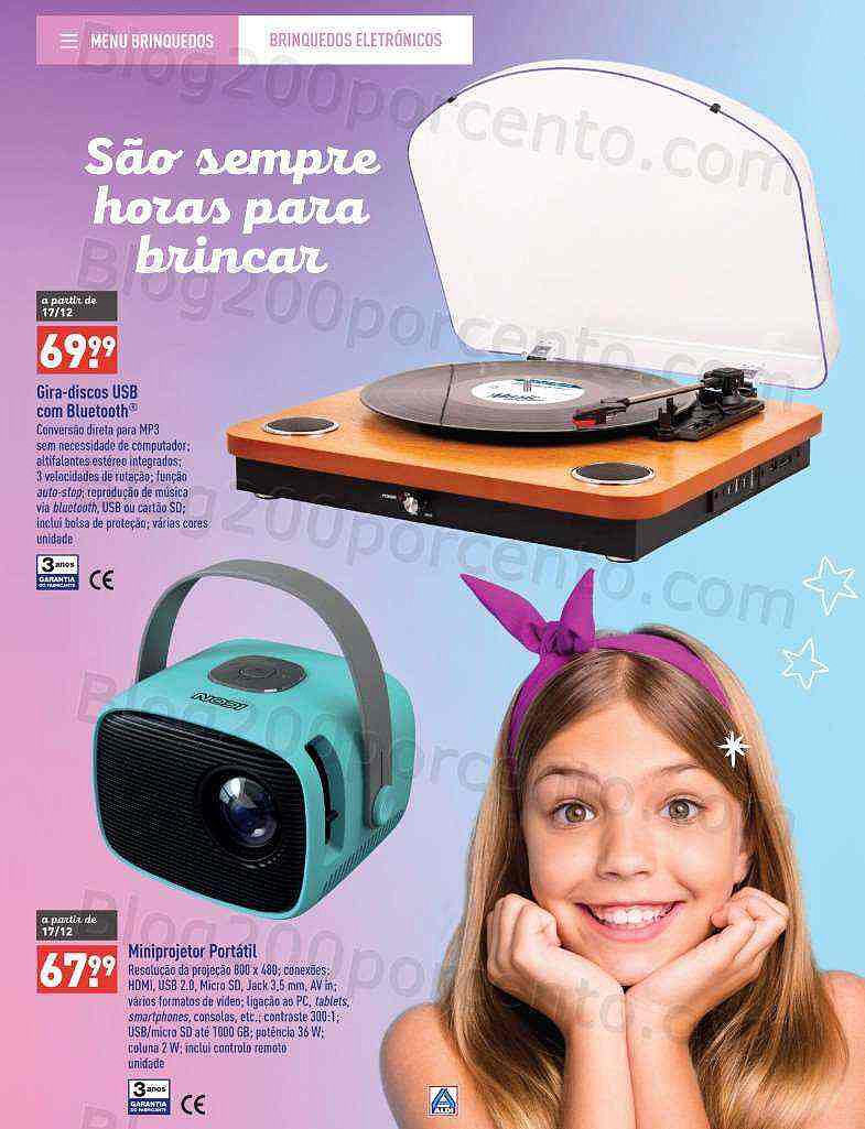 Antevisão Folheto ALDI Brinquedos Natal