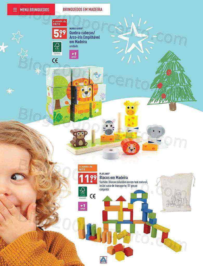 Antevisão Folheto ALDI Brinquedos Natal