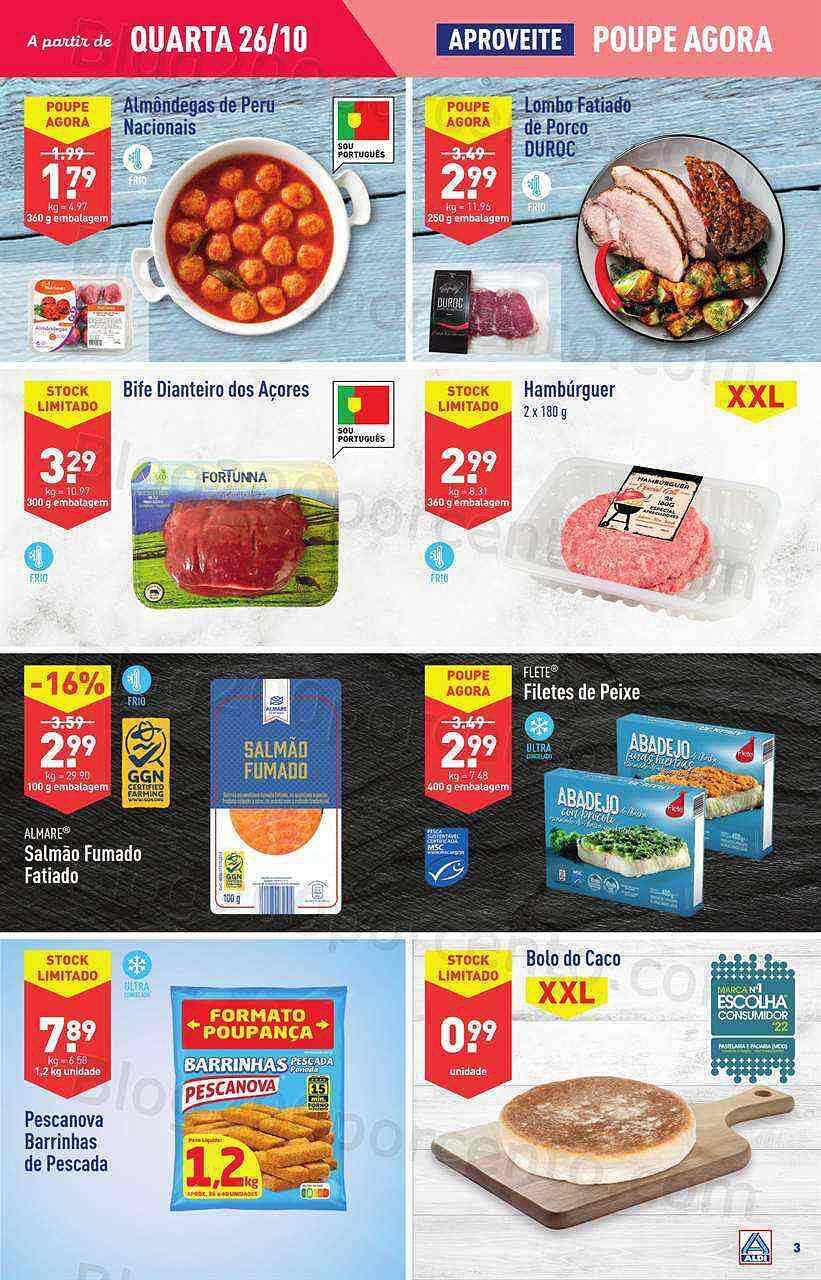 Antevisão Folheto ALDI Promoções de 26 outubro a 1 novembro