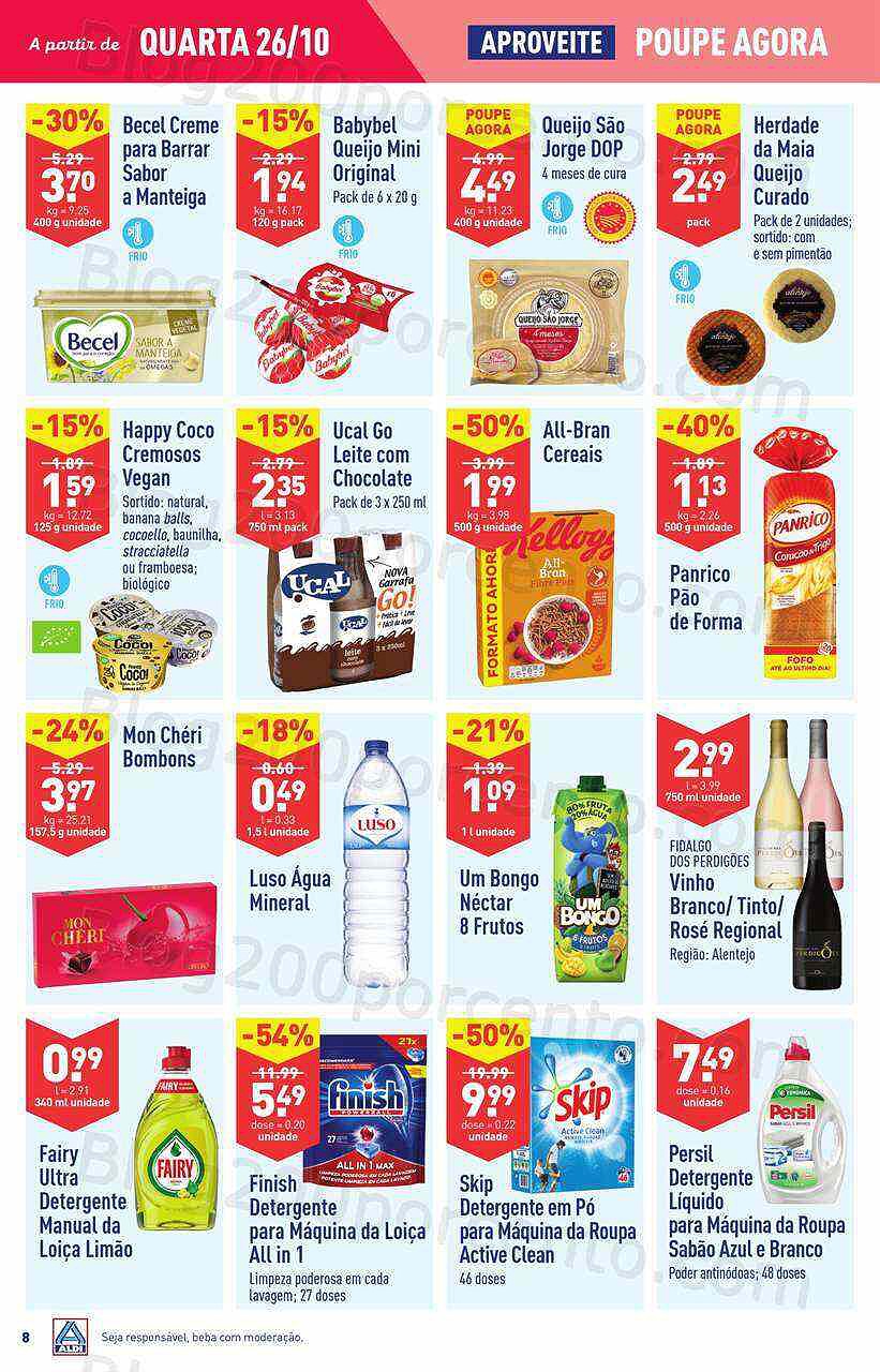 Antevisão Folheto ALDI Promoções de 26 outubro a 1 novembro