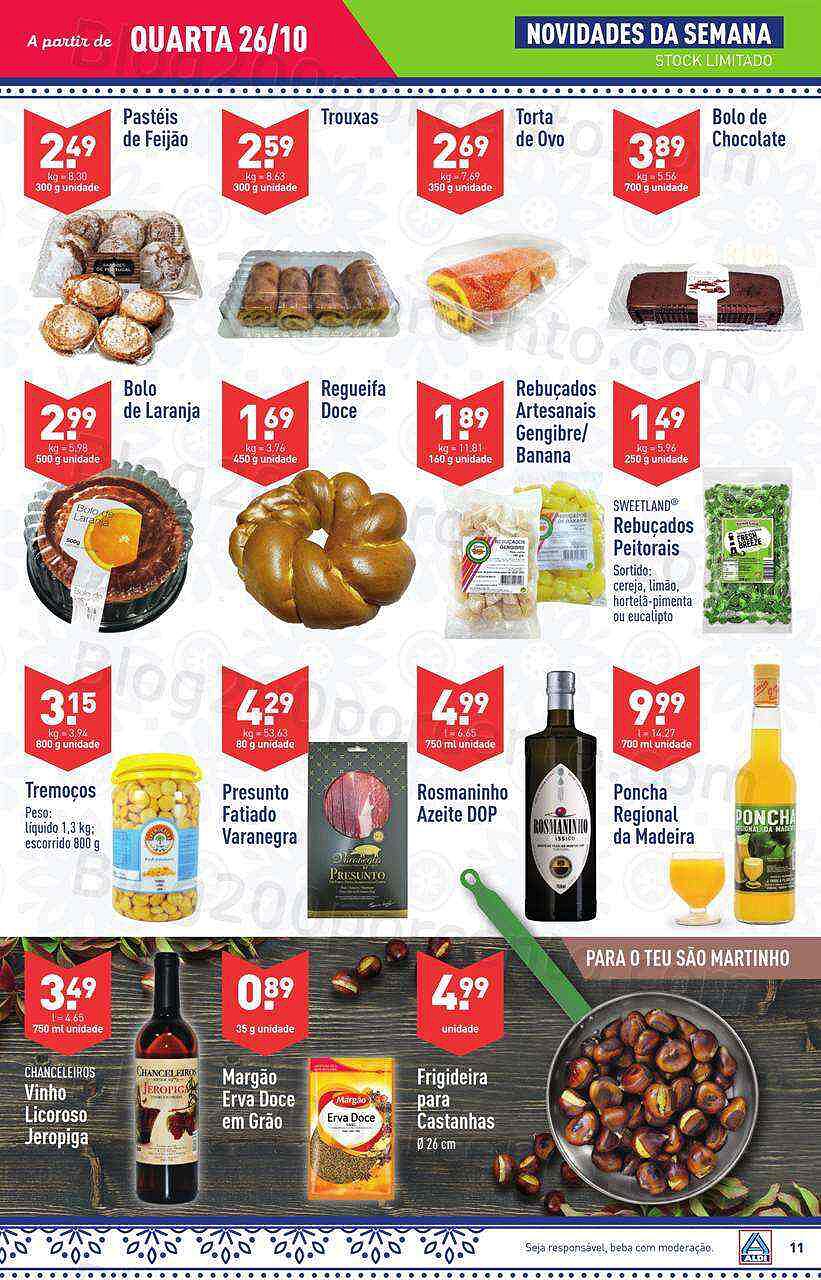 Antevisão Folheto ALDI Promoções de 26 outubro a 1 novembro