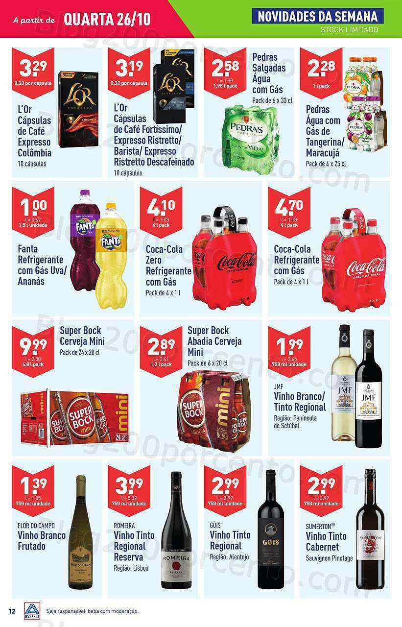 Antevisão Folheto ALDI Promoções de 26 outubro a 1 novembro