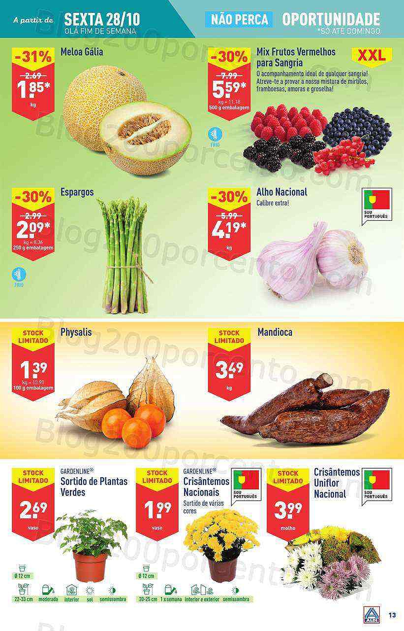 Antevisão Folheto ALDI Promoções de 26 outubro a 1 novembro