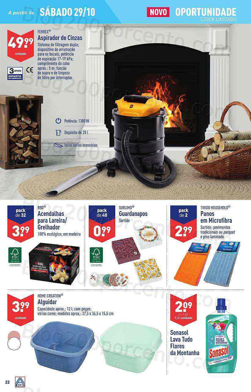 Antevisão Folheto ALDI Promoções de 26 outubro a 1 novembro