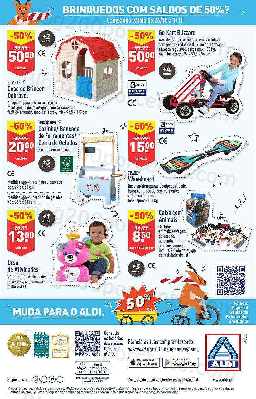 Antevisão Folheto ALDI Promoções de 26 outubro a 1 novembro