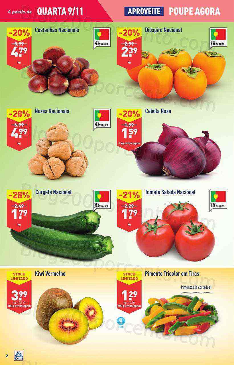 Antevisão Folheto ALDI Promoções de 9 a 15 novembro