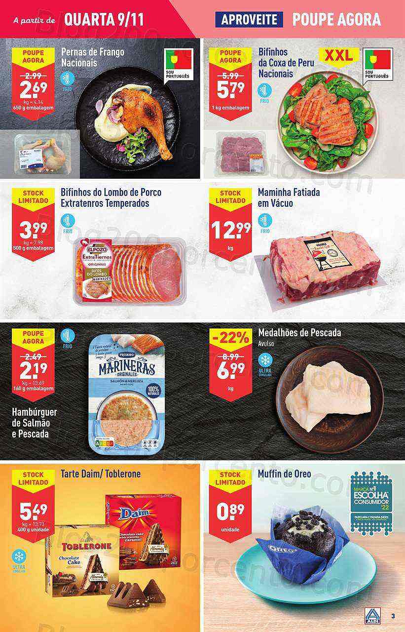 Antevisão Folheto ALDI Promoções de 9 a 15 novembro
