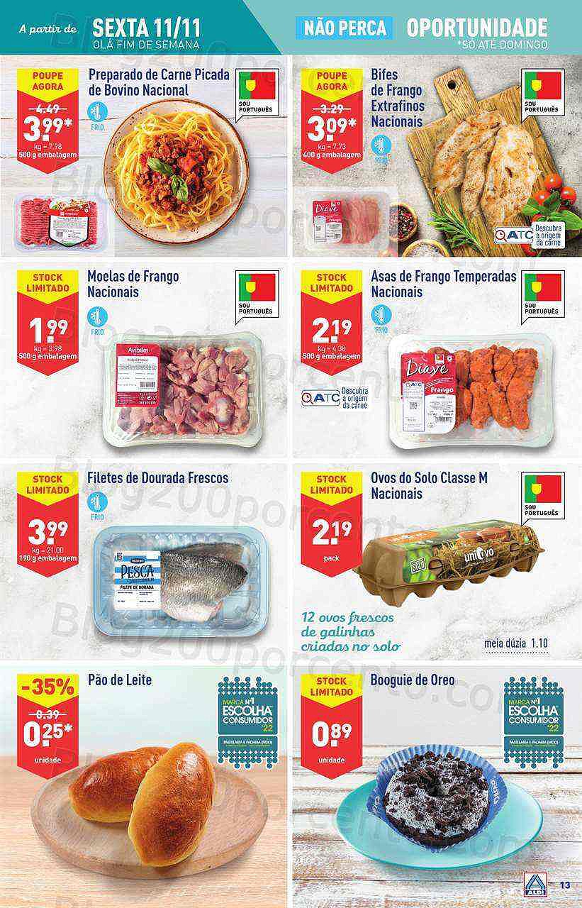 Antevisão Folheto ALDI Promoções de 9 a 15 novembro