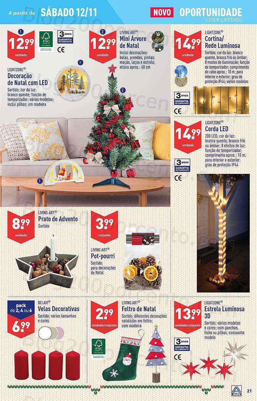 Antevisão Folheto ALDI Promoções de 9 a 15 novembro