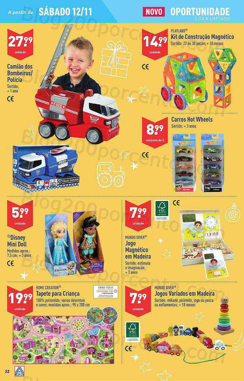 Antevisão Folheto ALDI Promoções de 9 a 15 novembro