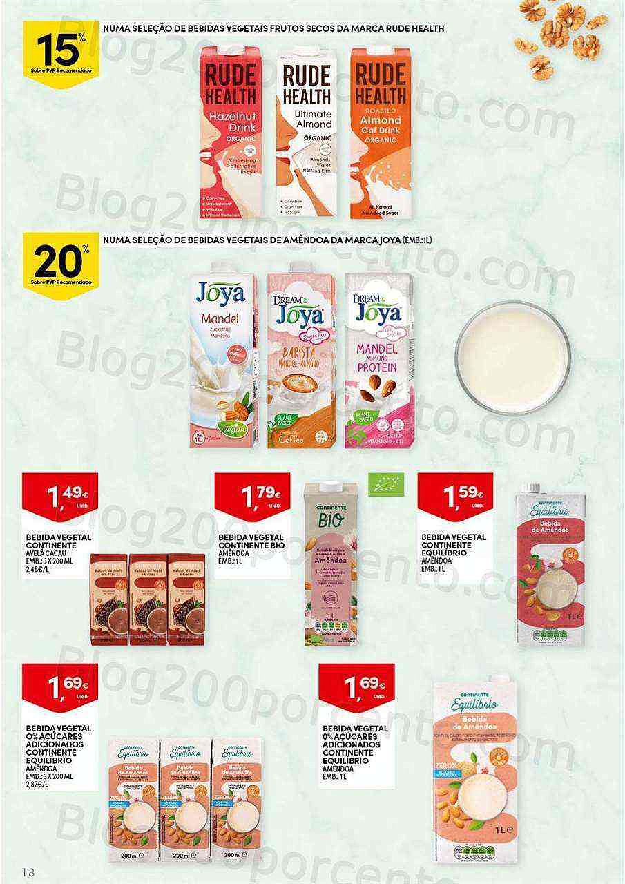 Antevisão Folheto CONTINENTE Alternativas Vegetais Promoções de 25 outubro a 13 novembro