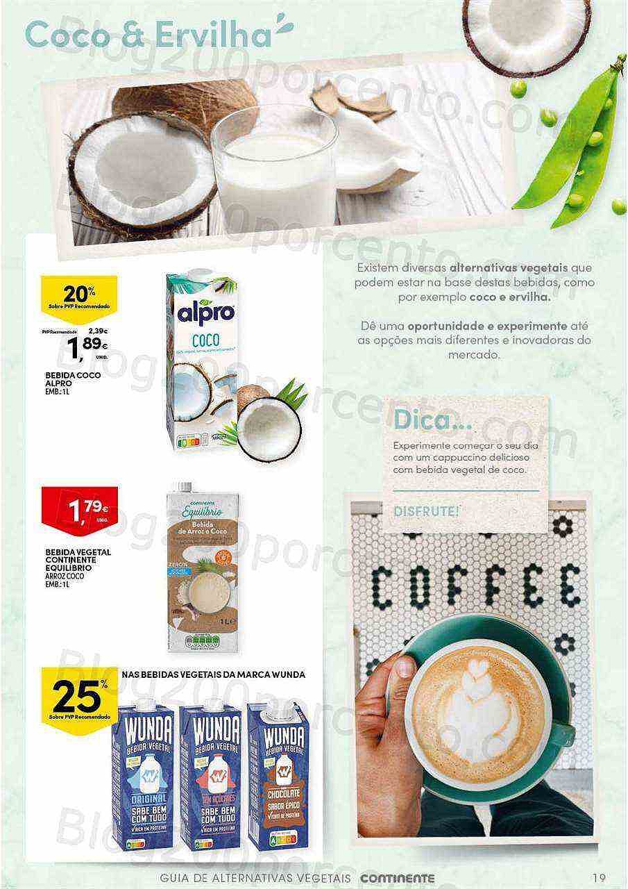Antevisão Folheto CONTINENTE Alternativas Vegetais Promoções de 25 outubro a 13 novembro
