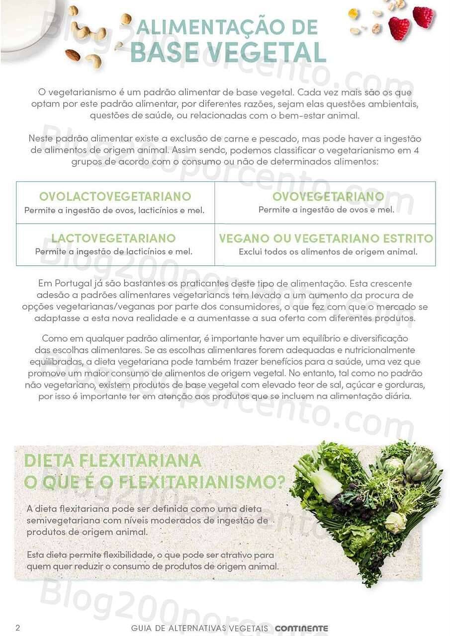 Antevisão Folheto CONTINENTE Alternativas Vegetais Promoções de 25 outubro a 13 novembro