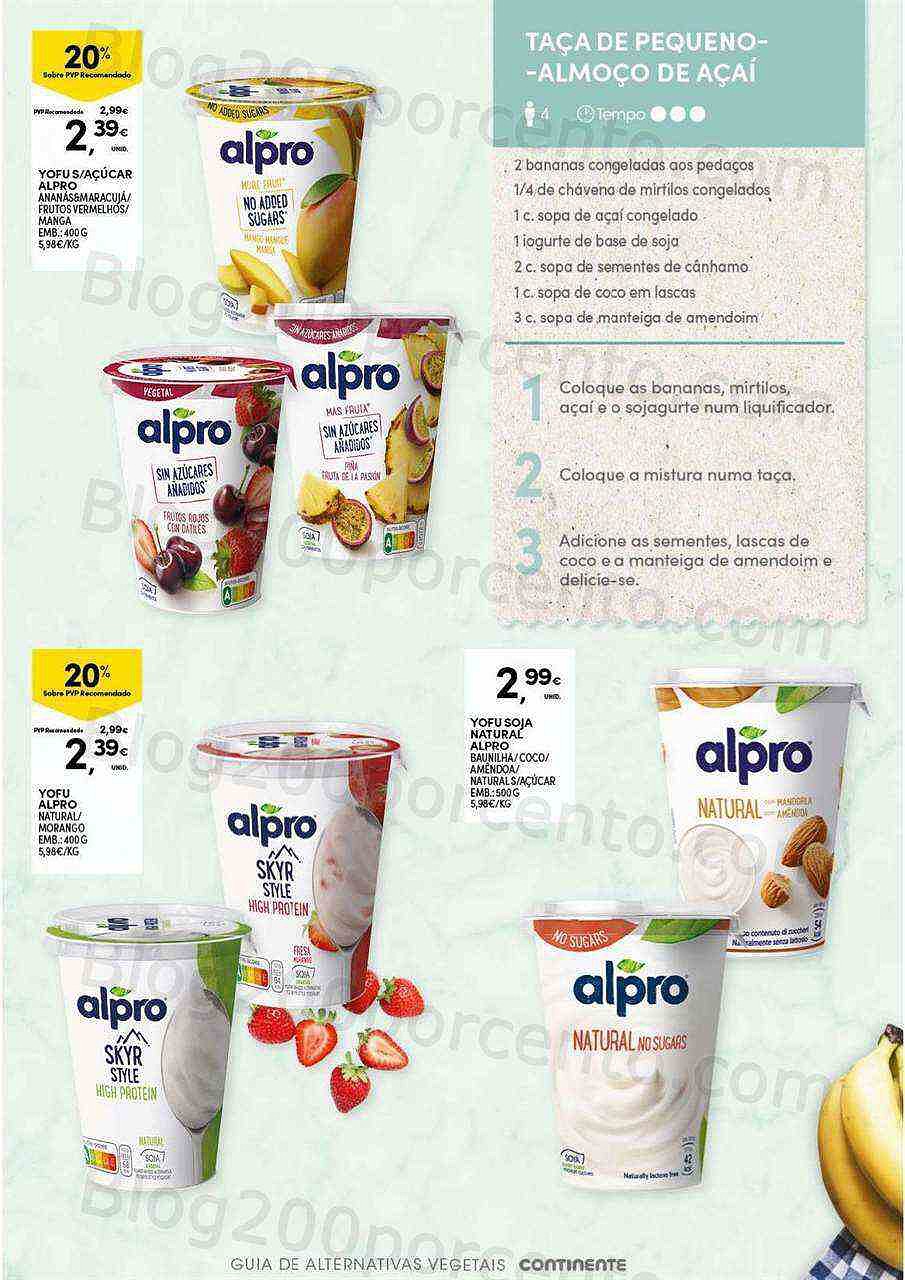 Antevisão Folheto CONTINENTE Alternativas Vegetais Promoções de 25 outubro a 13 novembro