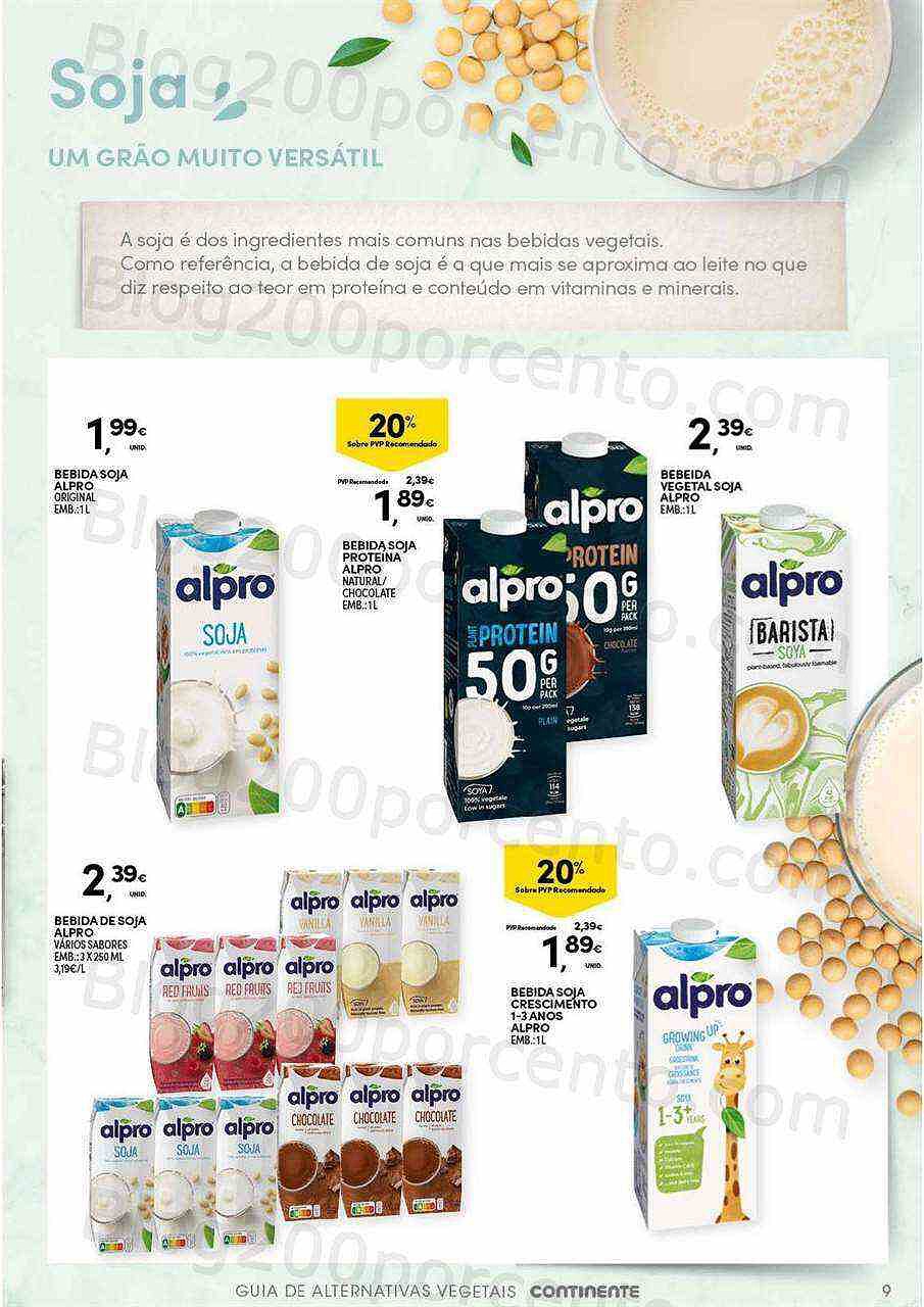 Antevisão Folheto CONTINENTE Alternativas Vegetais Promoções de 25 outubro a 13 novembro