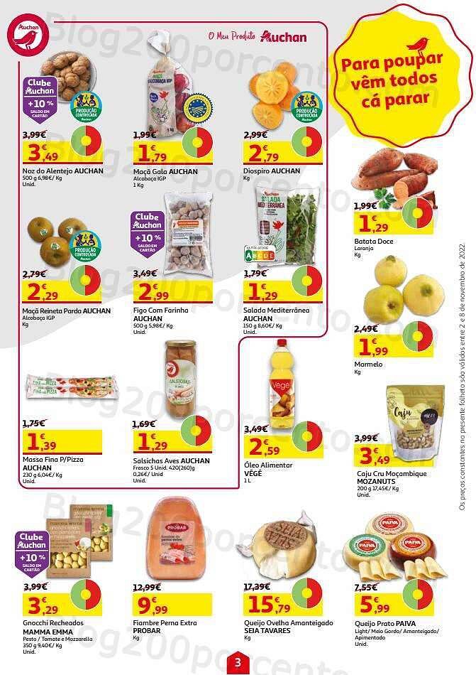 Antevisão Folheto AUCHAN Promoções de 2 a 8 novembro
