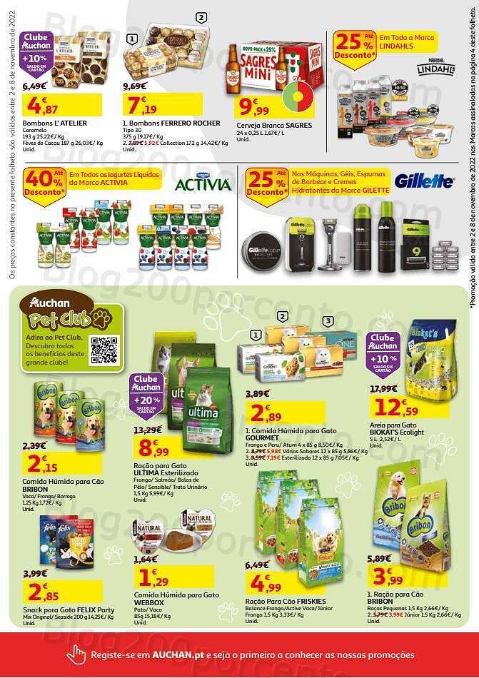 Antevisão Folheto AUCHAN Promoções de 2 a 8 novembro