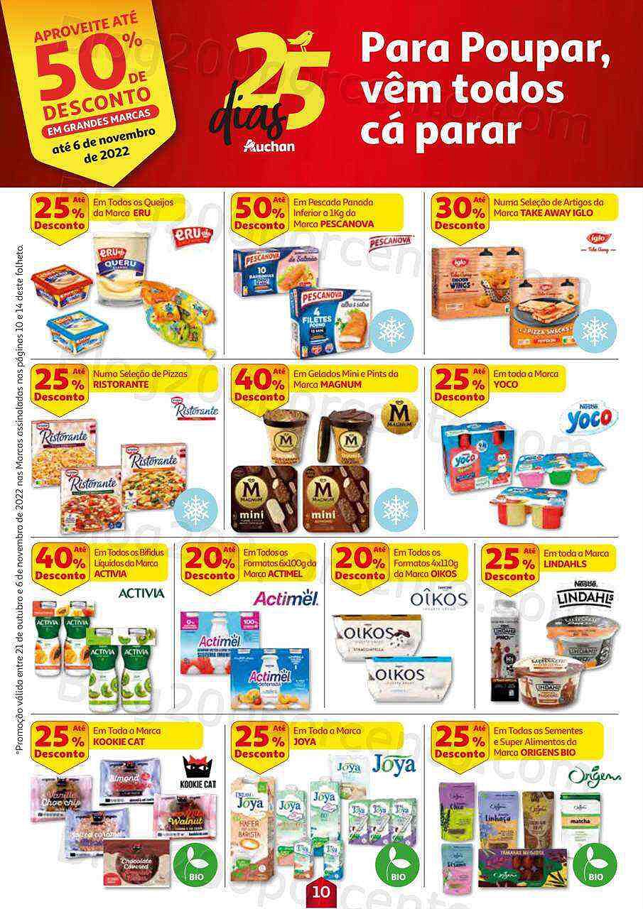 Antevisão Folheto AUCHAN Promoções de 21 outubro a 6 novembro