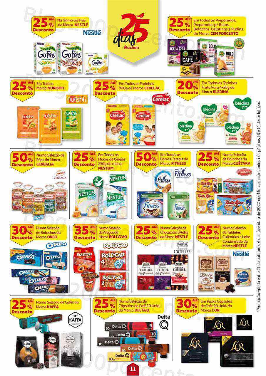 Antevisão Folheto AUCHAN Promoções de 21 outubro a 6 novembro