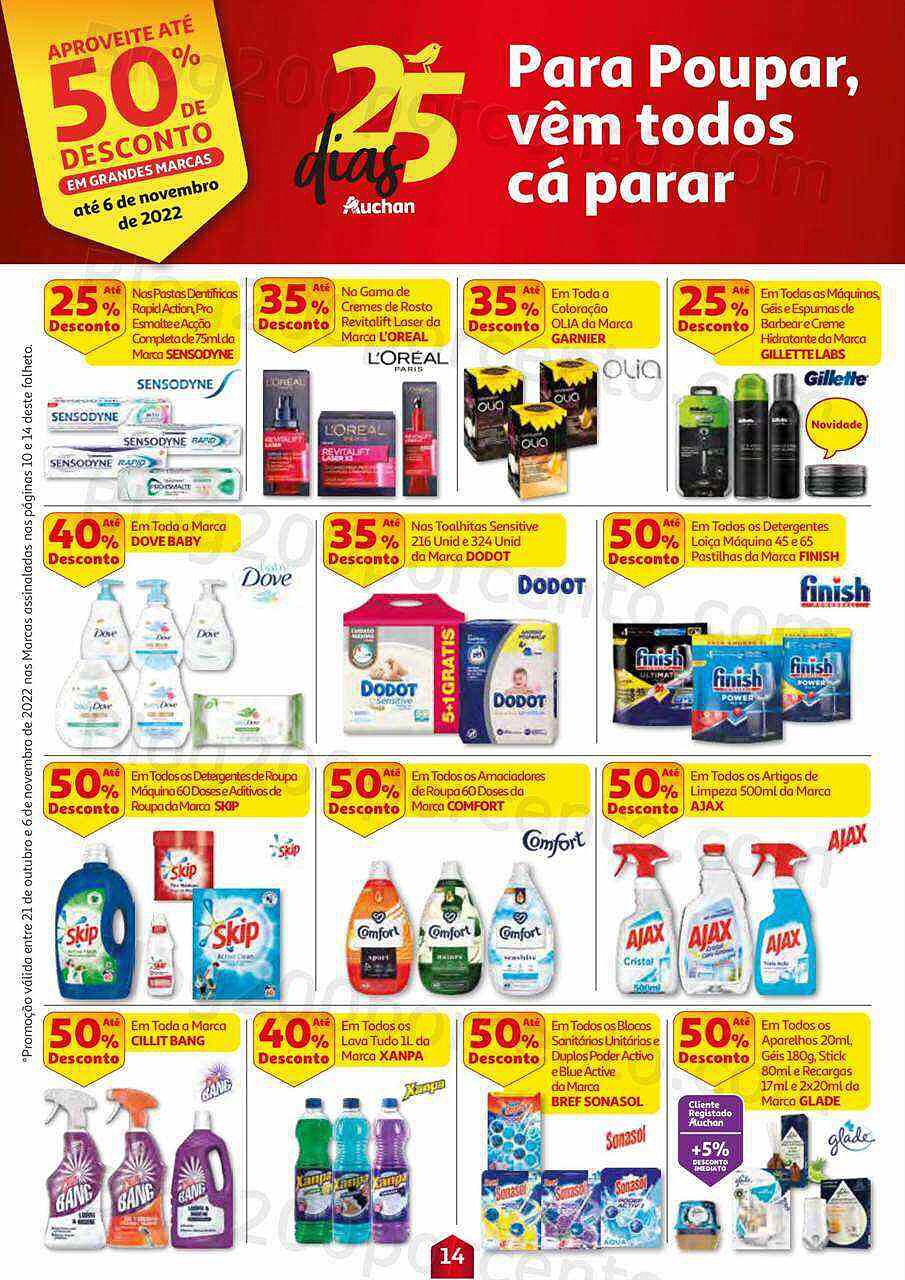 Antevisão Folheto AUCHAN Promoções de 21 outubro a 6 novembro