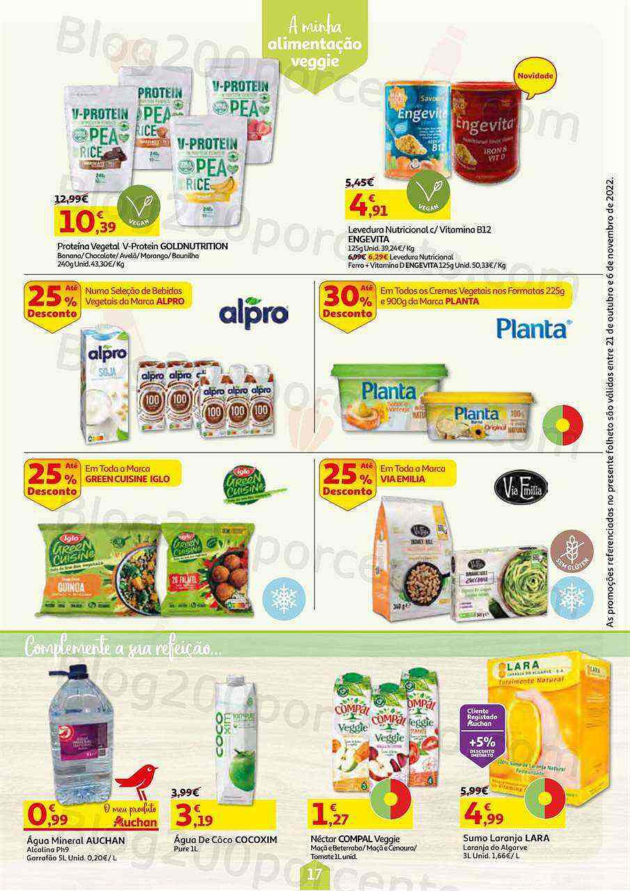 Antevisão Folheto AUCHAN Promoções de 21 outubro a 6 novembro