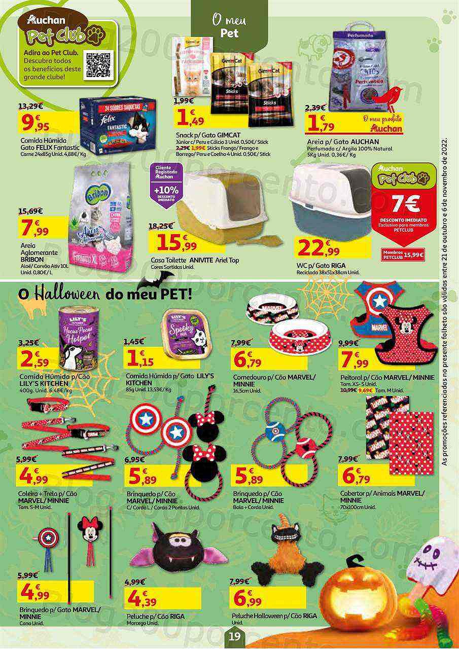Antevisão Folheto AUCHAN Promoções de 21 outubro a 6 novembro