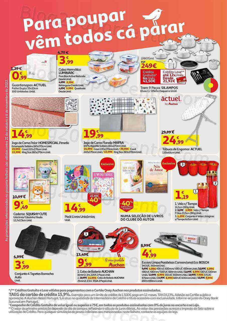 Antevisão Folheto AUCHAN Promoções de 21 outubro a 6 novembro